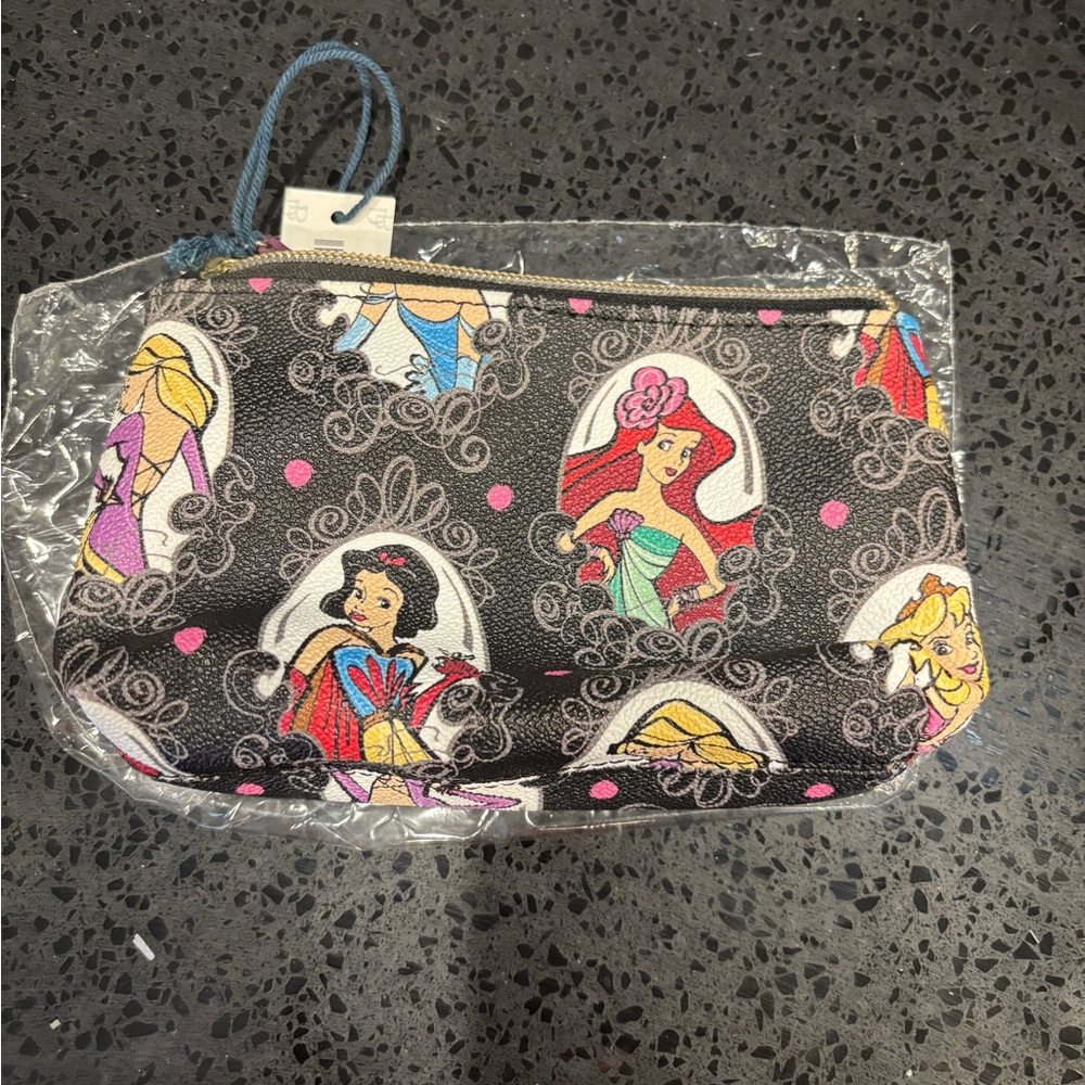 Dooney & Bourke Runway Disney Princess Black Cosmetic Bag